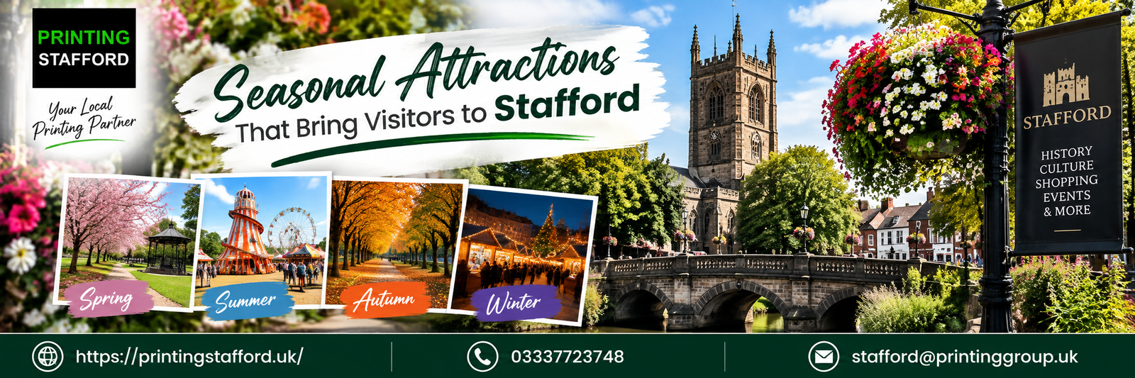 Seasonal Attractions That Bring Visitors to Stafford